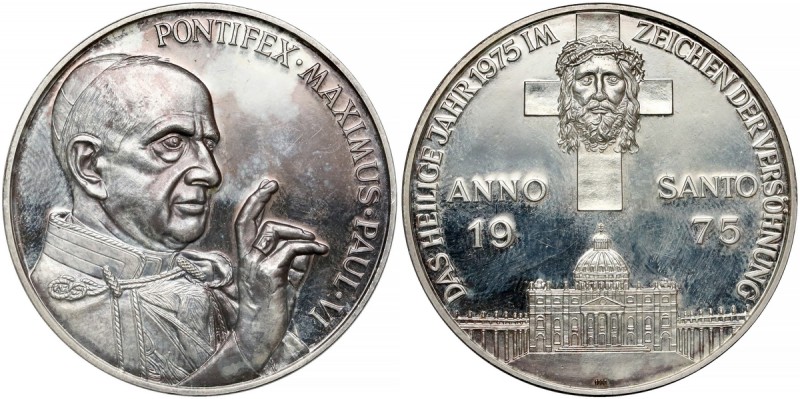 Watykan, Papież Paweł VI, Medal 1975 - Anno Santo
 Odciski palców na lustrze, p...