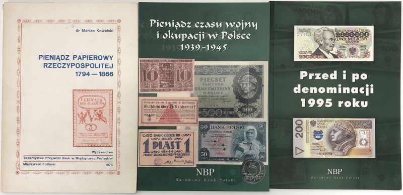 Zestaw publikacji głównie o polskich banknotach (3)