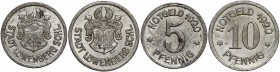 Lwówek Śląski (Löwenberg), 5 i 10 fenigów 1920 (2szt)