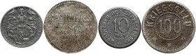 Wrocław (Breslau), 10 i 100 fenigów 1917 i 1921 (2szt)