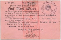 Knurow (Knurów), Koenigliche Berginspektion IV, 5 mk 1914