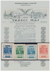 Wychodźctwo Ojczyźnie - 3 Maj 1918 - Cegiełki 2, 5, 10 i 25 dolarów (4)