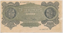 Falsyfikat z epoki 10.000 mkp 1922
