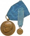 Medal X-lecia Odzyskania Niepodległości - z miniaturą