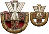Odznaka POS z miniaturą