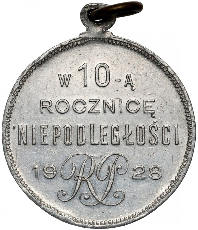 Województwo Nowogródzkie w 10-ą Rocznicę Niepodległości 1928
 Żeton pamiątkowy ...