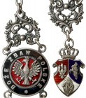Dewizka ozdobna - Boże Zbaw Polskę
