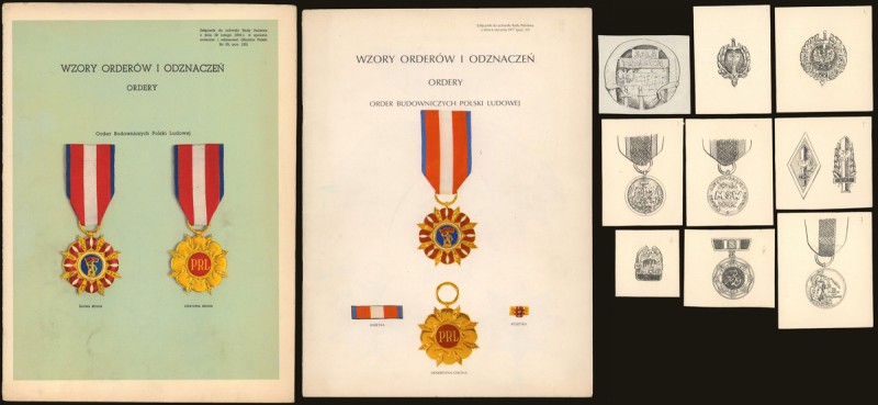 Wzory Orderów i Odznaczeń 1960 i 1977 + Szkice Odznak i Medali
 Wzory Orderów i...