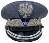 Czapka garnizonowa generała Milicji Obywatelskiej