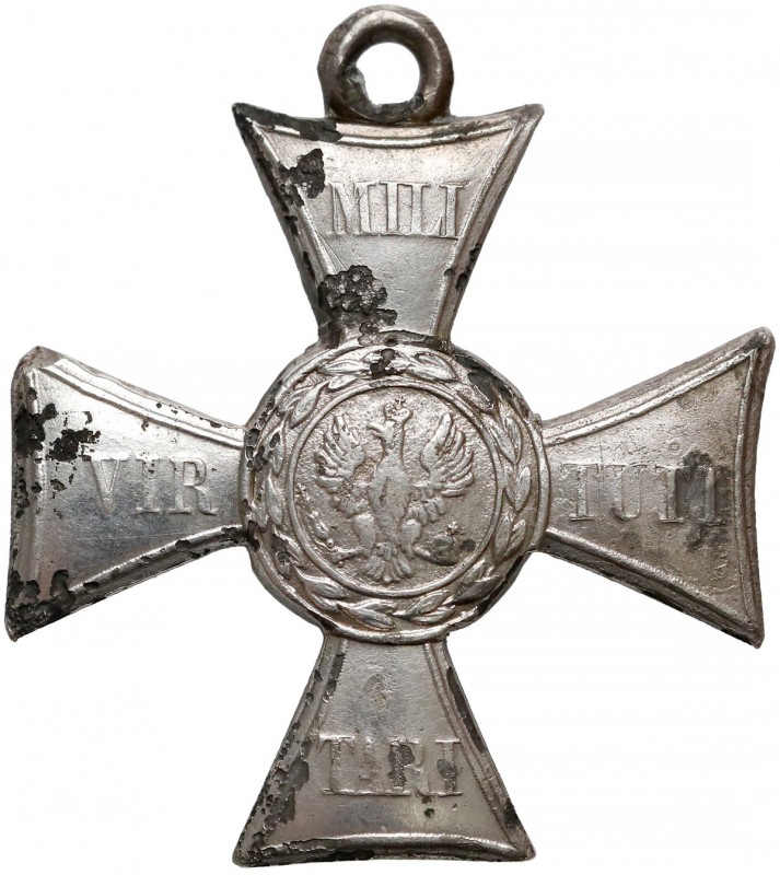Polski Znak Honorowy 1831 - rosyjska odznaka za Powstanie Listopadowe - cynk sre...