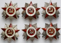 ZSRR, Ordery Wojny Ojczyźnianej - zestaw 6 szt.