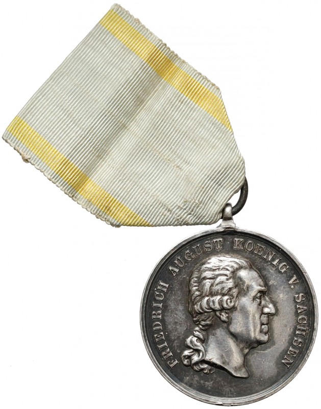 Saksonia, Srebrny Medal Wojskowego Orderu Św. Henryka
Sächsischer Militär-St. H...