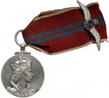 Wielka Brytania, Medal koronacyjny Elżbiety II wraz z przypinką pilota morskiego Sweatheart Brooch
