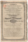 Pierwsza Węgiersko-Galicyjska Kolej Żelazna, Cząstkowa obligacja pierszeństwa na 200 guldenów 1870