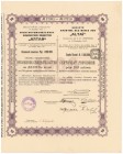 Rosja, Société Anonyme des Mines d'Or 'Altai', Certyfikat, 10x 100 rubli 1916