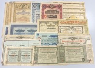 Austro-Węgry i Serbia, historyczne papiery wartościowe (28szt)