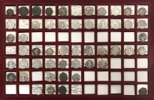 Roman Republic, lot of 61 AR and AE issues (mostly silver denarii)