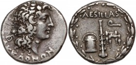 Macedon, Thessalonica, Aesillas Quaestor, AR Tetradrachm (95-70)
