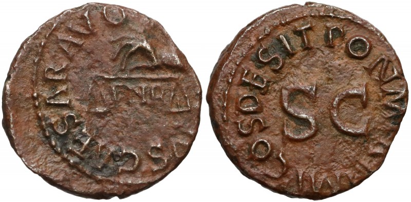 Roman Empire, Claudius (41-54) AE Quadrans
Cesarstwo Rzymskie, Klaudiusz (41-54...