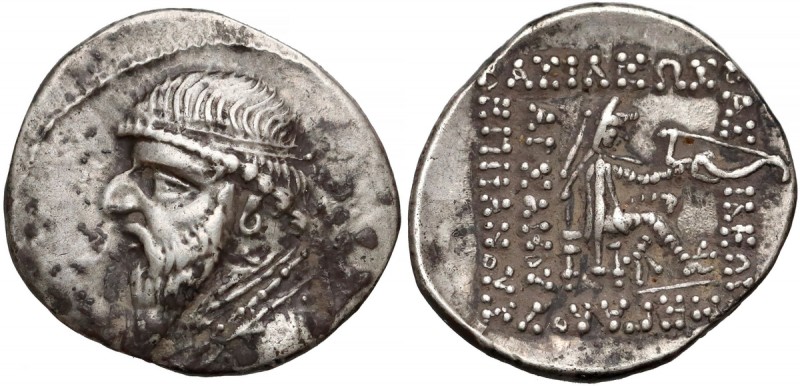 Pathia, Mithradates II (123-88) AR Drachm Ecbatana 
Partia, Mitrydates II (123-...