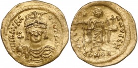 Byzantine Empire, Maurice Tiberius, AV Solidus (582 - 602)