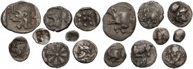 Greece and Asia Minor, lot of 8 silver coins - small silver fractions (Nr. 2)