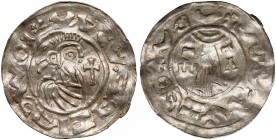 Czechy, Bolesław II (967-999), Denar Praga - ładny