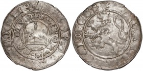 Czechy, Karol IV Luksemburski, Grosz praski - korona prosta