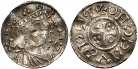 Niemcy, Bawaria-Ratyzbona, cesarz Henryk II (1002-24), Denar XI w.