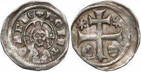 Węgry, Bela IV (1235-1270), Denar - Chrystus