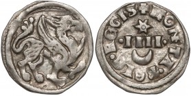 Węgry, Bela IV (1235-1270), Denar - kroczący Gryf