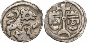 Węgry, Bela IV (1235-1270), Denar - pantera