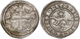 Węgry / Sławonia, Bela IV (1235-1270), Denar - ptaki