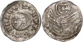Węgry, Stefan V (1270-1272), Denar - uskrzydlony lew