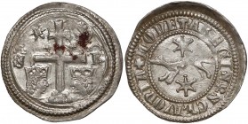 WĘGRY / Sławonia, Stefan V (1270-1272), Denar - piękny