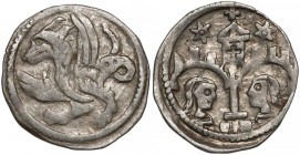Węgry, Laszlo IV (1272-1290), Denar - Smok