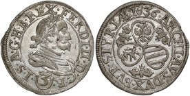 Austria, Graz, Ferdinand II, 3 Kreuzer 1636