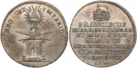 Austria, Franz I, Coronation token 1745