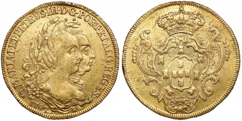 Portugal, Maria I & Pedro III, 4 Escudos 1782
Brazylia / Portugalia, Maria I i ...