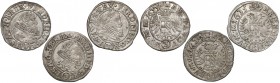 Czechy, Ferdynand II, 3 krajcary Praga 1633-1635 (3szt)