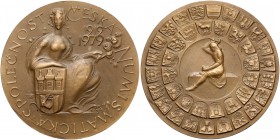 Czechoslovakia, Medal of Numismatic Association 1919-1979