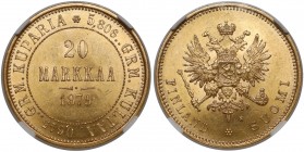 Finland / Russia, Alexander II, 20 Markkaa 1879