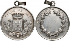 France, Medal Ville De Pau - Exposition Canine 1884