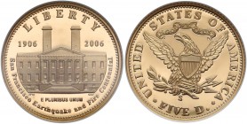 USA, 5 Dollars 2006-S, San Francisco - Old Mint Centennial MAX