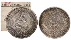 Hungary, Leopold I, 1/4 Thaler 1694 - ex. Karel Chaura