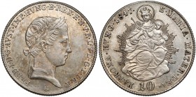 Hungary, Ferdinand V, 10 Kreuzer 1847