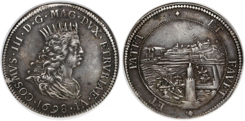 Italy, Livorno, Tuscany, Cosimo III de' Medici, Tollero 1698
Włochy, Livorno, T...