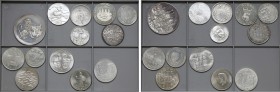 Set of world silver coins & medals - incl. Finland, Sweden, Japan... (13pcs)