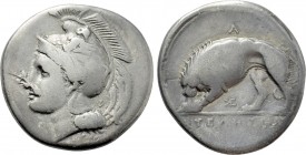 LUCANIA. Velia. Didrachm or Nomos (Circa 334-300 BC).