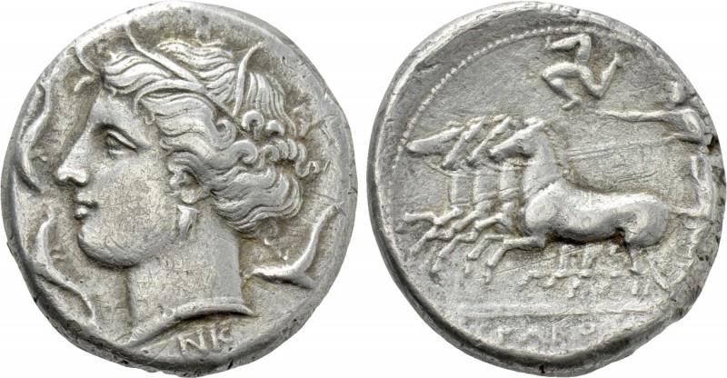 SICILY. Syracuse. Agathokles (317-289 BC). Tetradrachm. 

Obv: Wreathed head o...